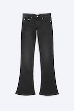 Rope Black – svart - AVA JEANS MED LAVT LIV, SMAL PASSFORM OG UTSVING - 5