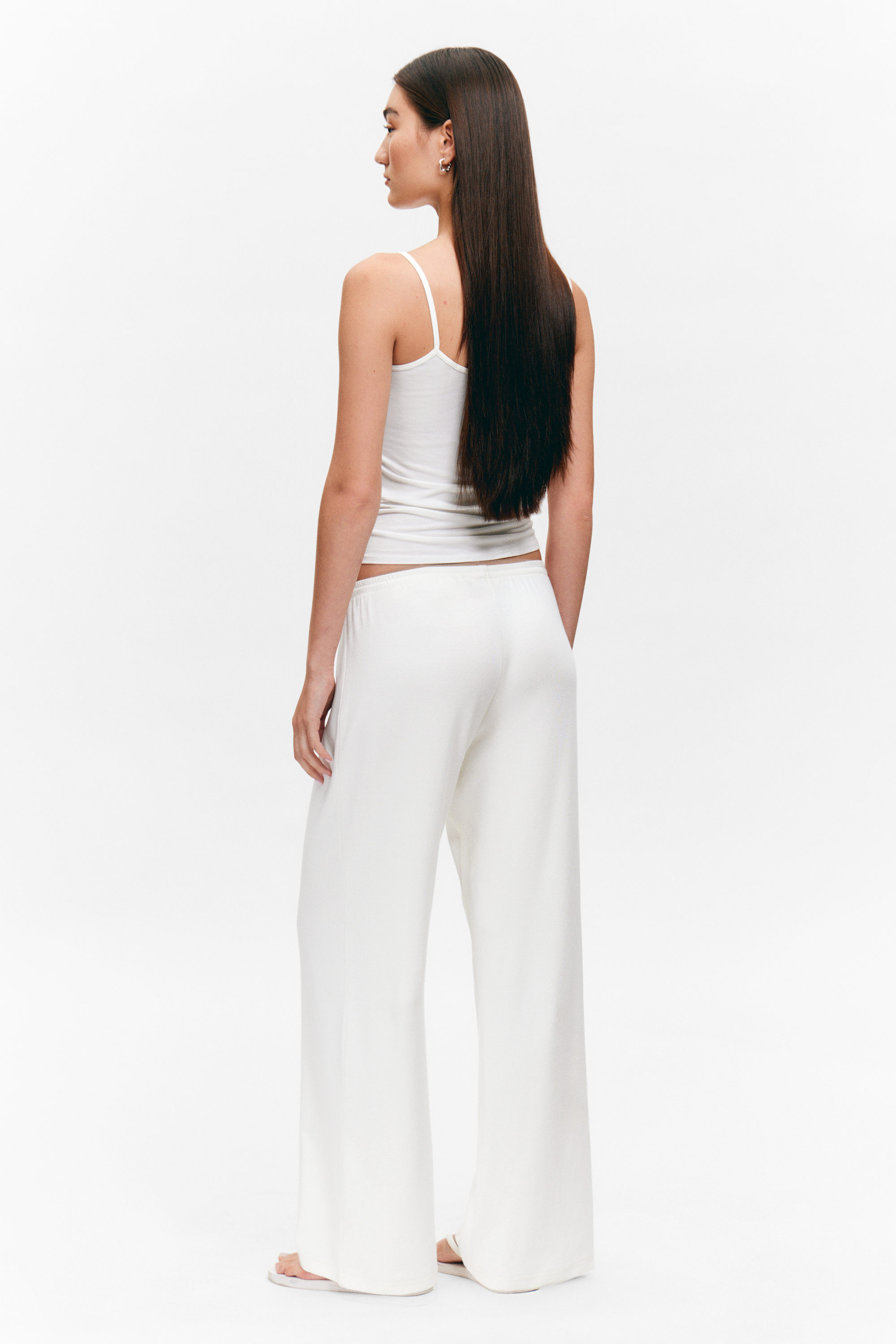White - Ruimvallende pyjamabroek - 5
