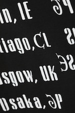 World Tour - Oversized Graphic Printed T-shirt - 2