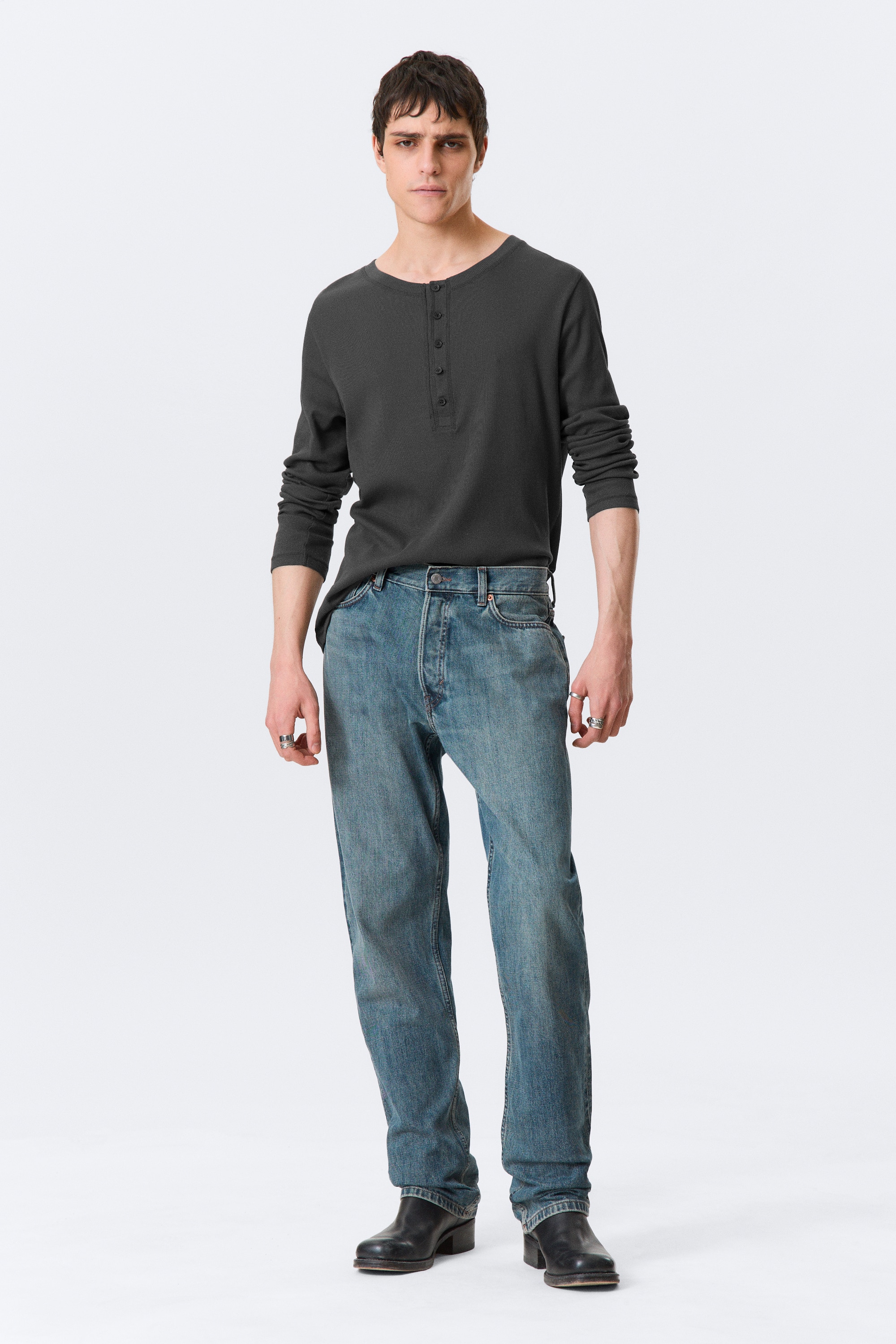 Space Relaxed Straight Leg Jeans - Albastru Deschis - Albastru Mediu/Tuned Black - Black/Blue Stream - Albastru Mediu/Risso Black - Negru/Albastru Dimineață - Albastru Închis/Iron Blue/Aeon Blue - Light Blue