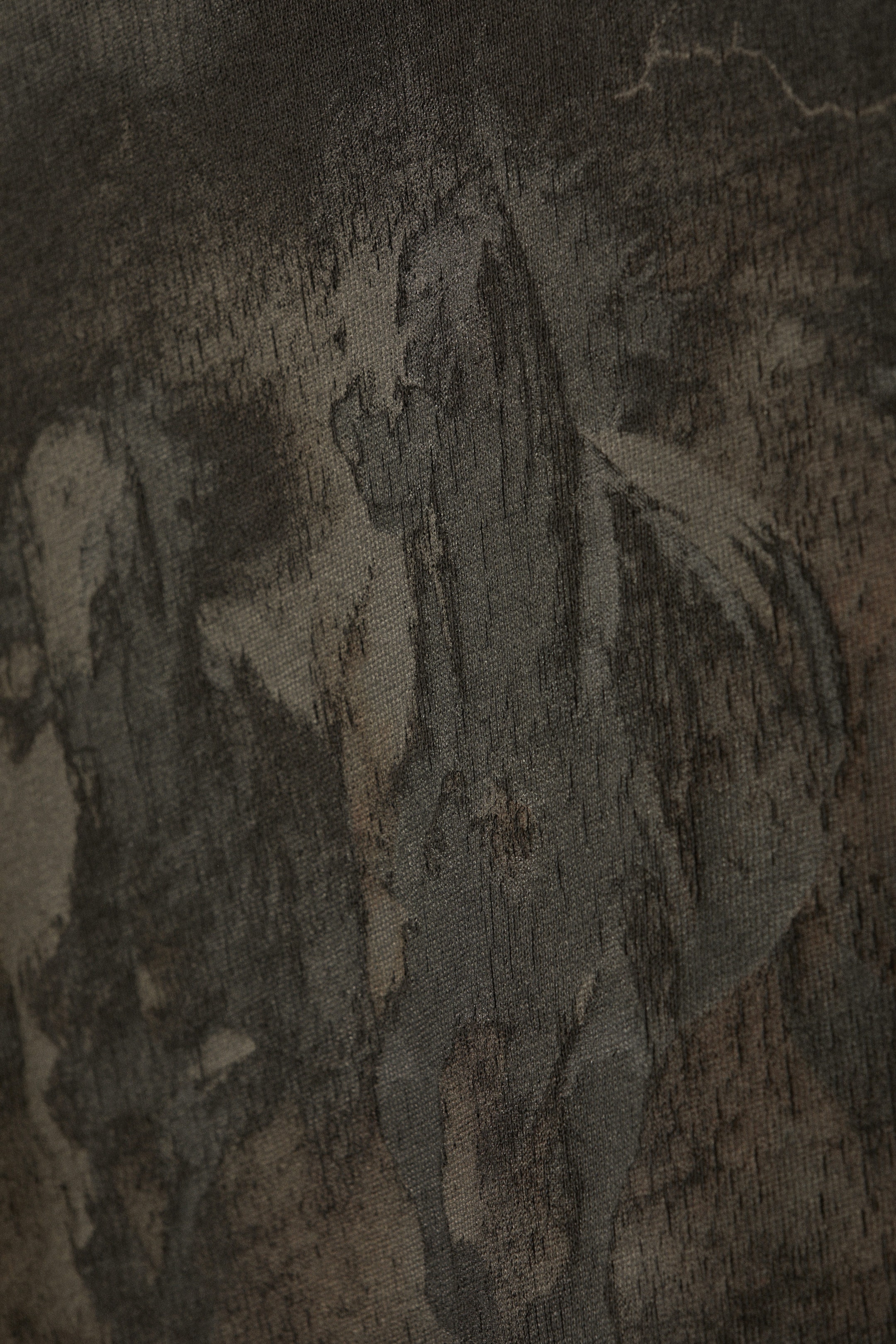 Black - Horse Print - Loose Fit Printed T-shirt - 1