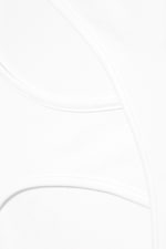 Vit - Slim Fit Linne med Cut-Outs - 2