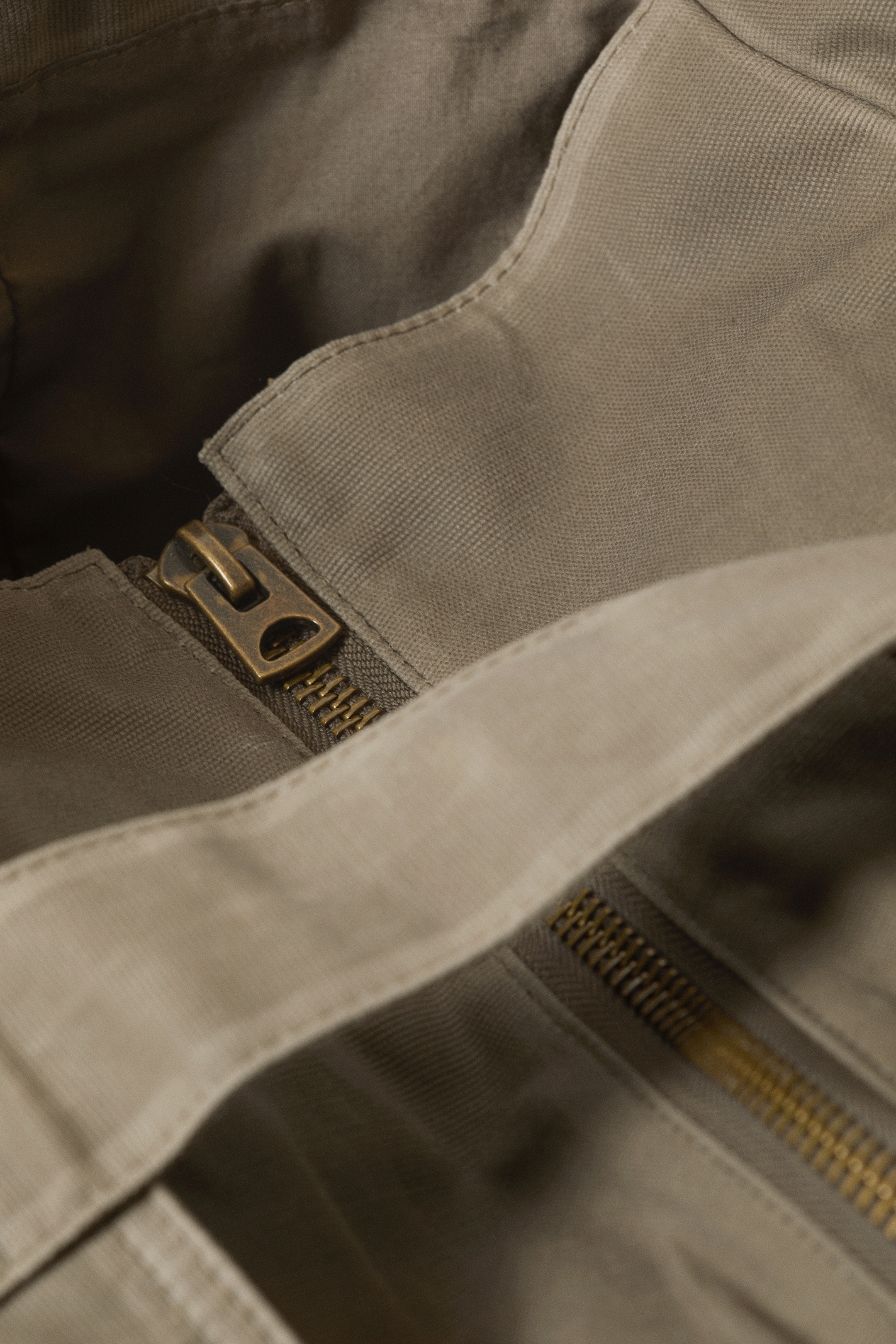 Agrandir l'image: Grand sac cabas en toile de coton ciré - Taupe foncé - FEMME | H&M BE 3