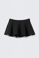 Black - Flared Mini Tutu Skirt - 3
