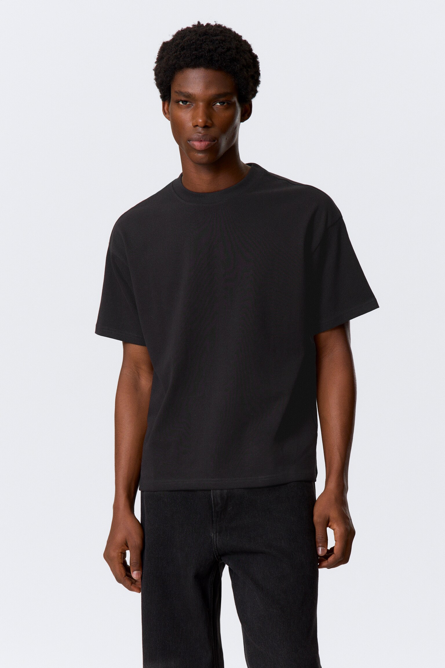 T-shirt carré - Noir/Blanc/Bleu marine foncé/Marron foncé/Bleu foncé/Gris clair/Vert kaki/Vert foncé/Gris foncé