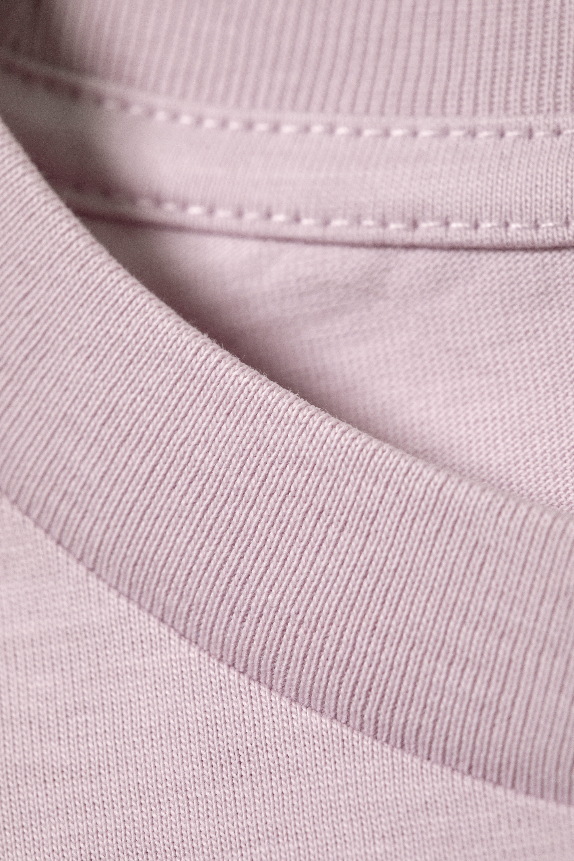 Light Pink - Fitted Dart Detail T-shirt - 2