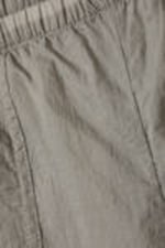 Taupe - Transparent Nylon Trousers - 1