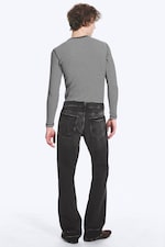 Empire Black - Black - Sky low rise regular bootcut jeans - 3