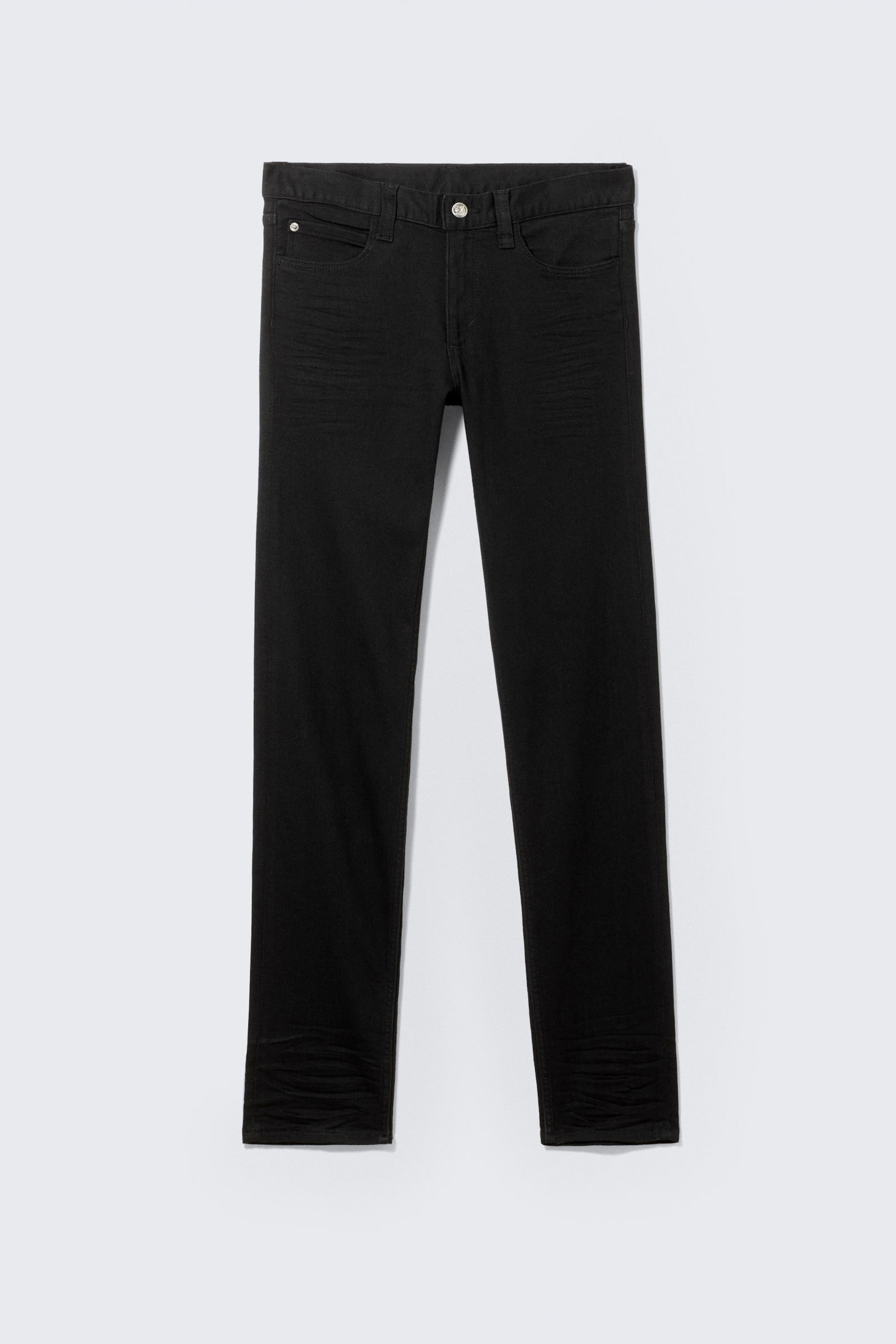 Waschung "Extra Black" - Sleeze – Skinny-Jeans mit niedriger Taille - 1