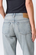 Brick Blue - Light Blue - Nova Low Rise Slim Bootcut Leg Jeans - 4