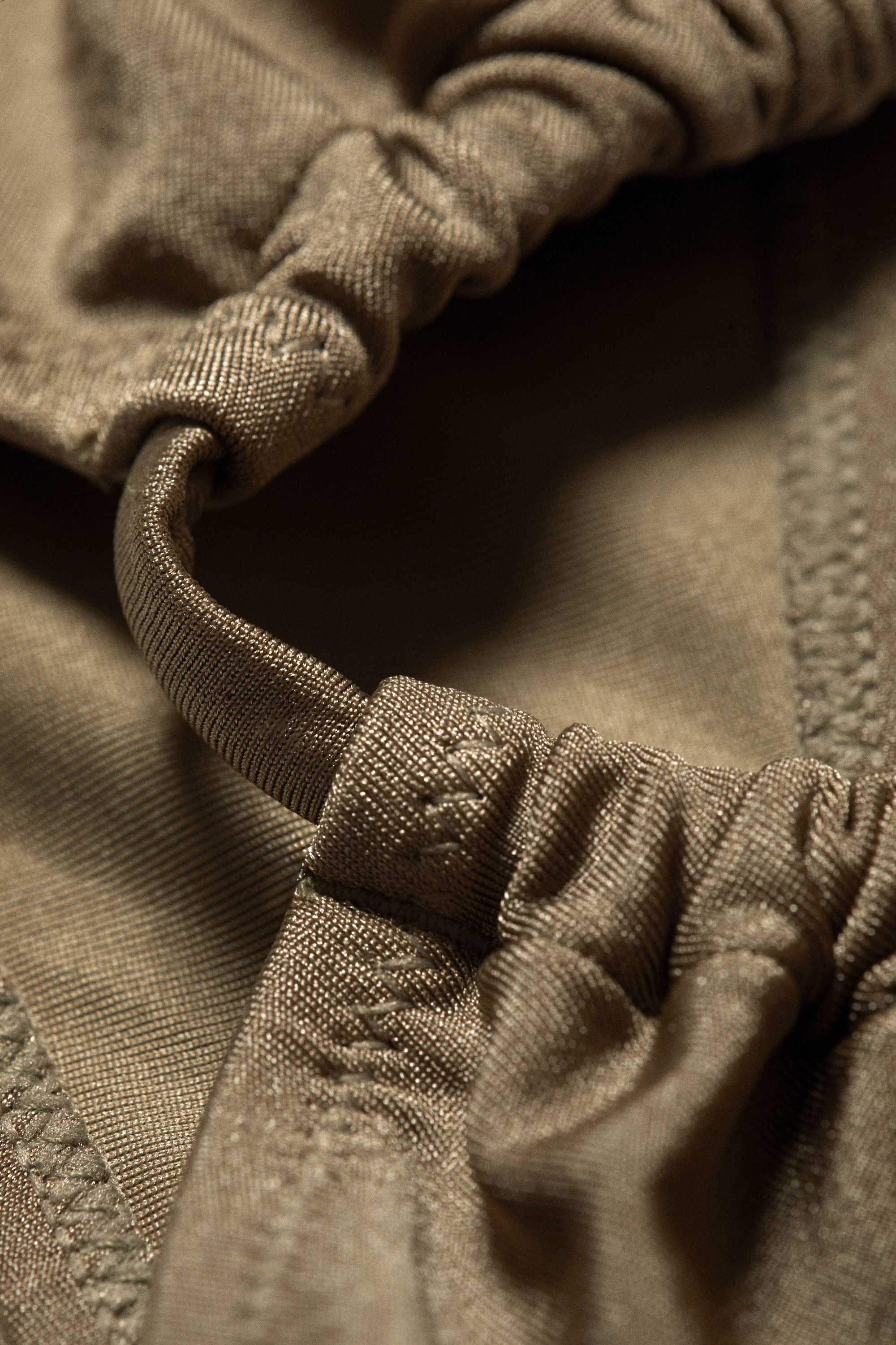 Dusty Mole - Ruched Halter Bandeau Bikini Top - 7