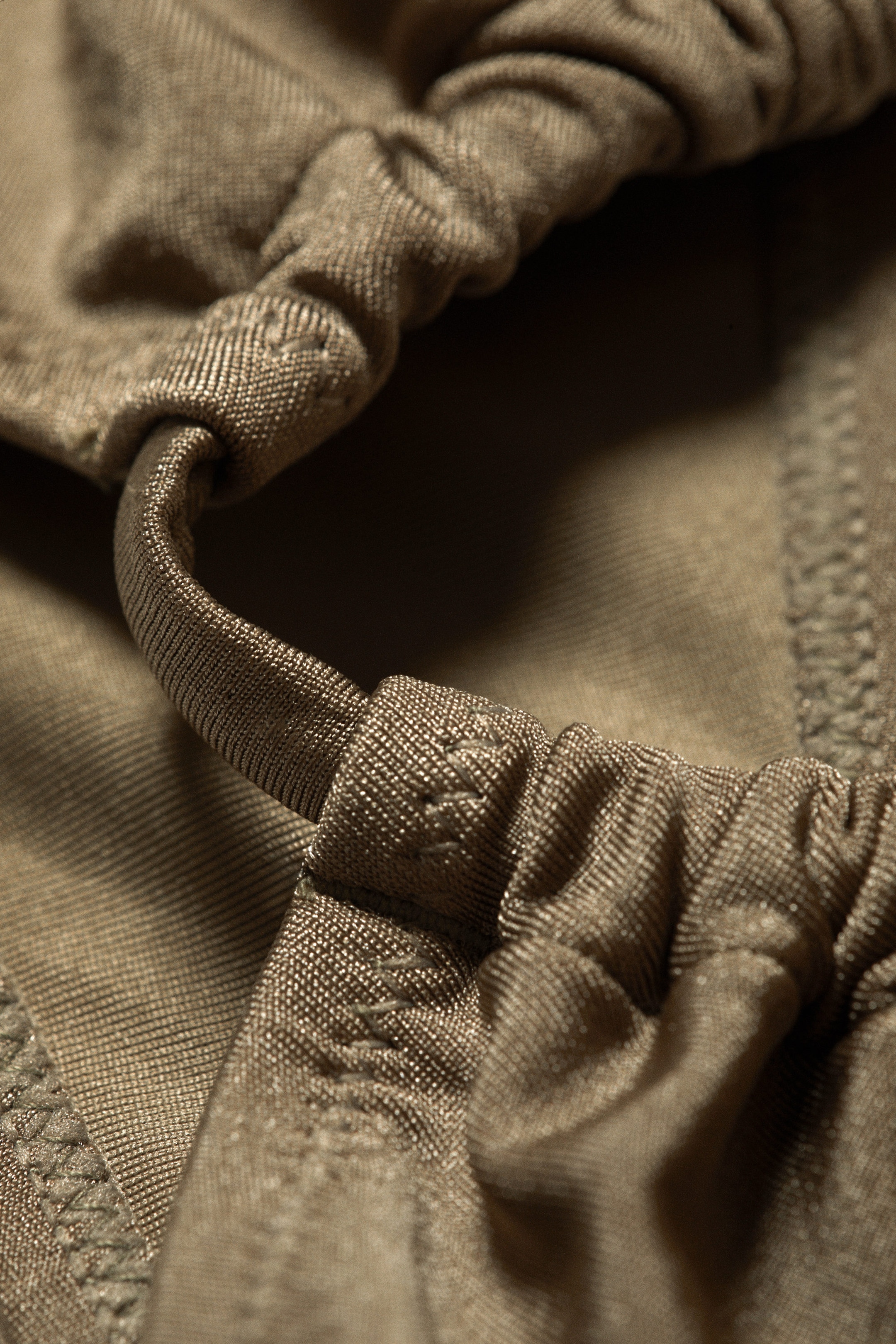 Dusty Mole - Ruched Halter Bandeau Bikini Top - 7