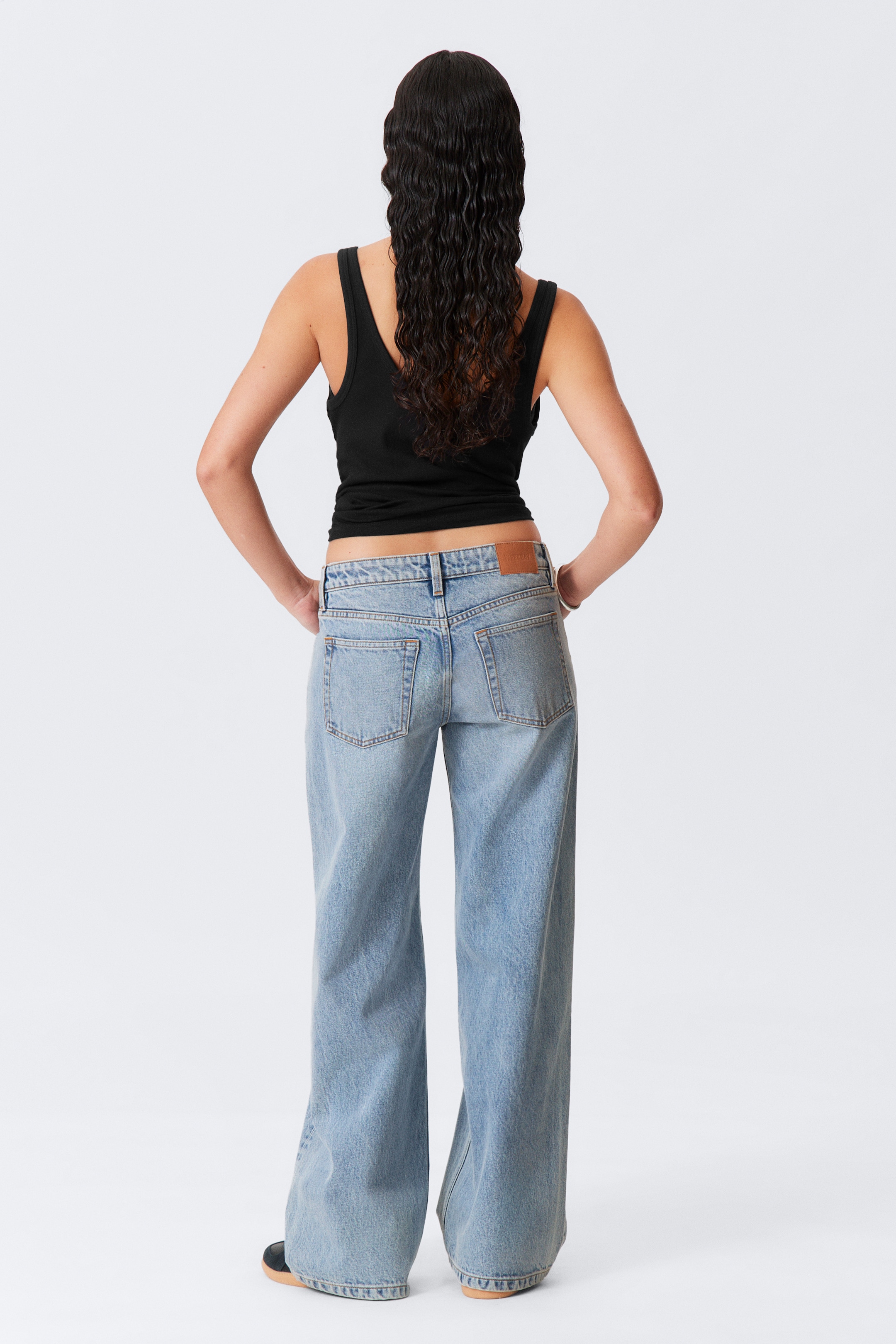 Agrandir l'image: Imoo Low Rise Loose Wide Leg Jeans - Fresh Blue - Bleu clair - FEMME | H&M FR 4