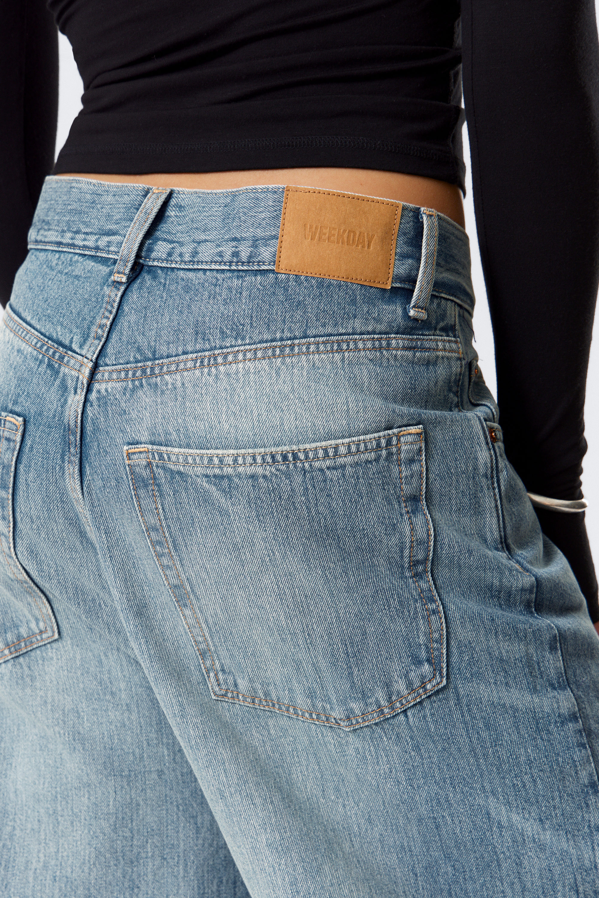 Blue Stream - Astro Loose Extra Baggy Leg Jeans - 9