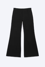 Black - Flared suit trousers - 0