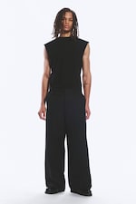 Black - Emil Loose Fit Chino Trousers - 0