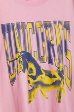 Pink/Unicorns Print - Relaxed Printed T-Shirt - 1