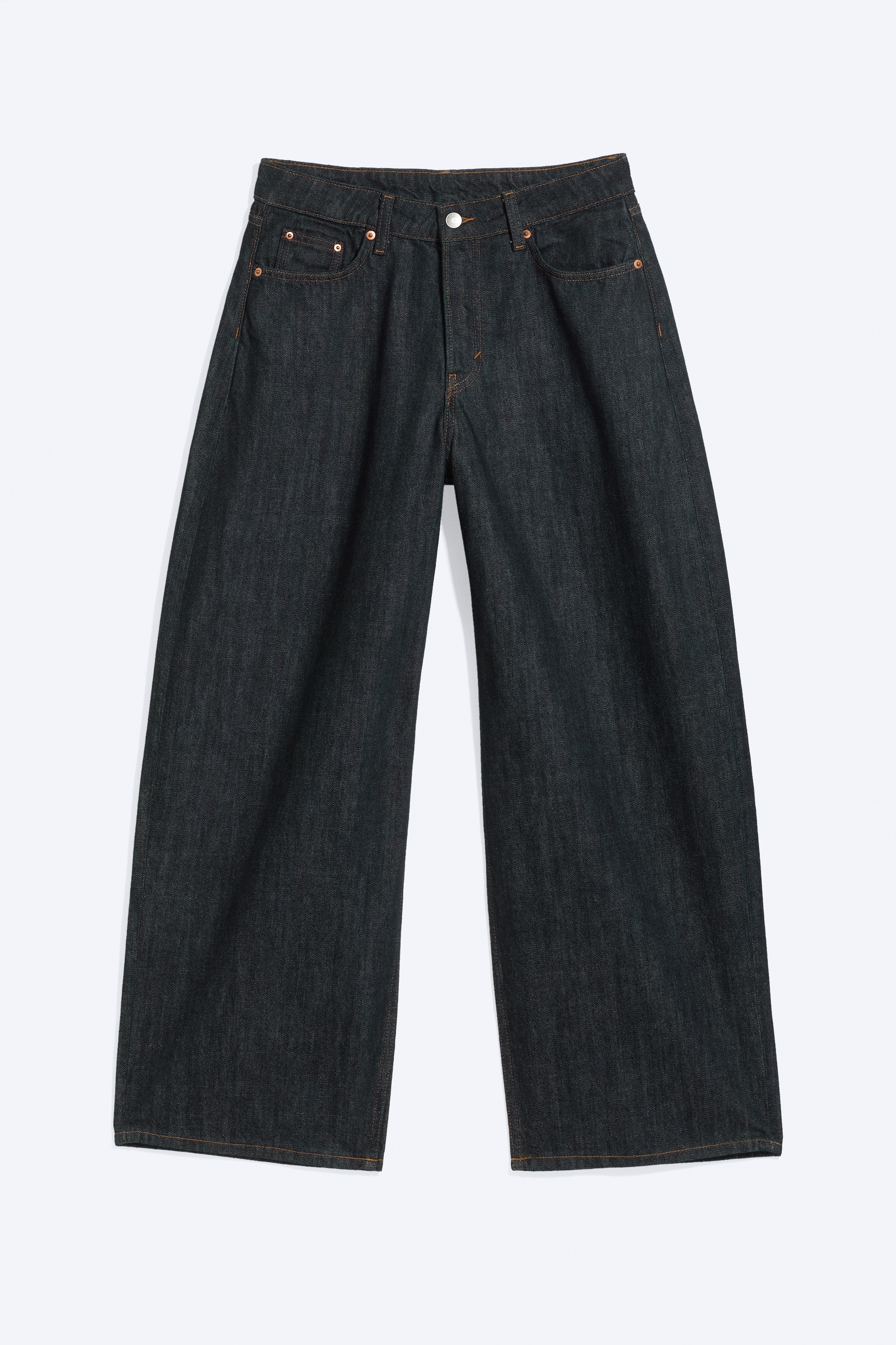 Andromeda jean baggy ample taille basse - Blue Rinse – Bleu foncé/Lightning Blue - Bleu moyen/Stirrup Blue - Bleu moyen