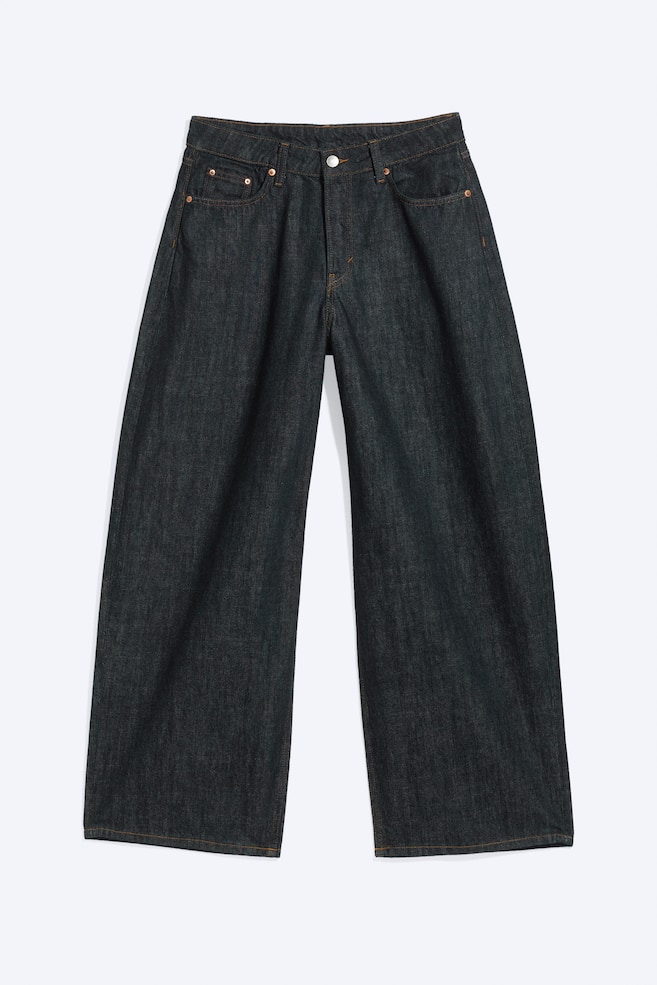 Andromeda Low Waist Loose Baggy Jeans - Blue Rinse - Dunkelblau/Stirrup Blue - Mittelblau/Lightning Blue - Mittelblau - 1