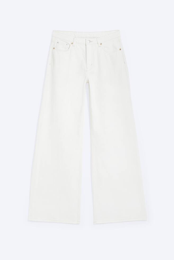 Paz Mid Waist Wide Jeans - Dirty White - Weiß/Trot Blue - Hellblau/Tuned Black - Schwarz/Blue Rinse - Dunkelblau/Pony Blue - Mittelblau - 1