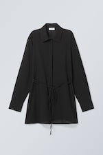 Schwarz - Leichtes Hemd Magma - 0