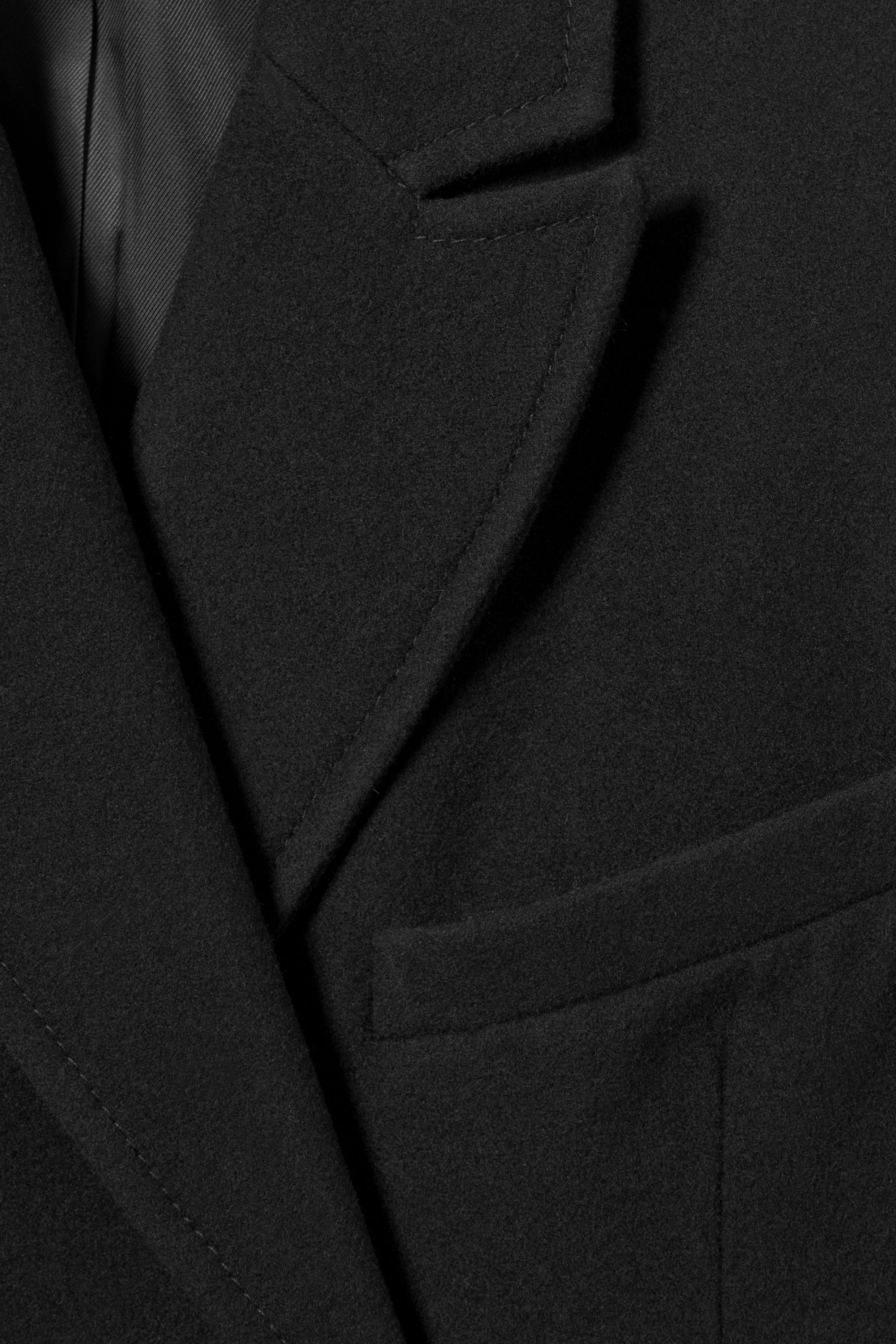 carla oversized wool blend jacket - Black | Weekday WW