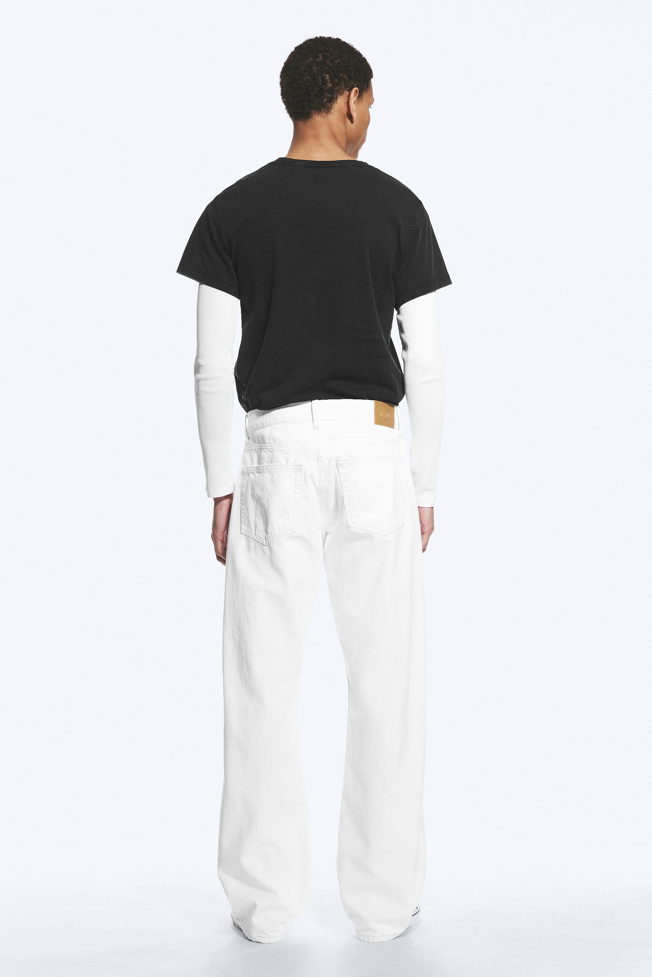 Dirty White - White - Meteor Low Rise Relaxed Straight Leg Jeans - 3