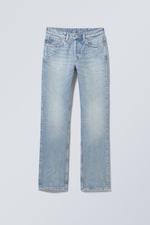 Blue Delight - Pin Mid Rise Regular Straight Jeans - 0