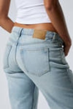 Aeon Blue - Light Blue - Arrow Low Rise Regular Straight Leg Jeans - 3