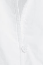 White - A-line flared cuff buttoned shirt - 1