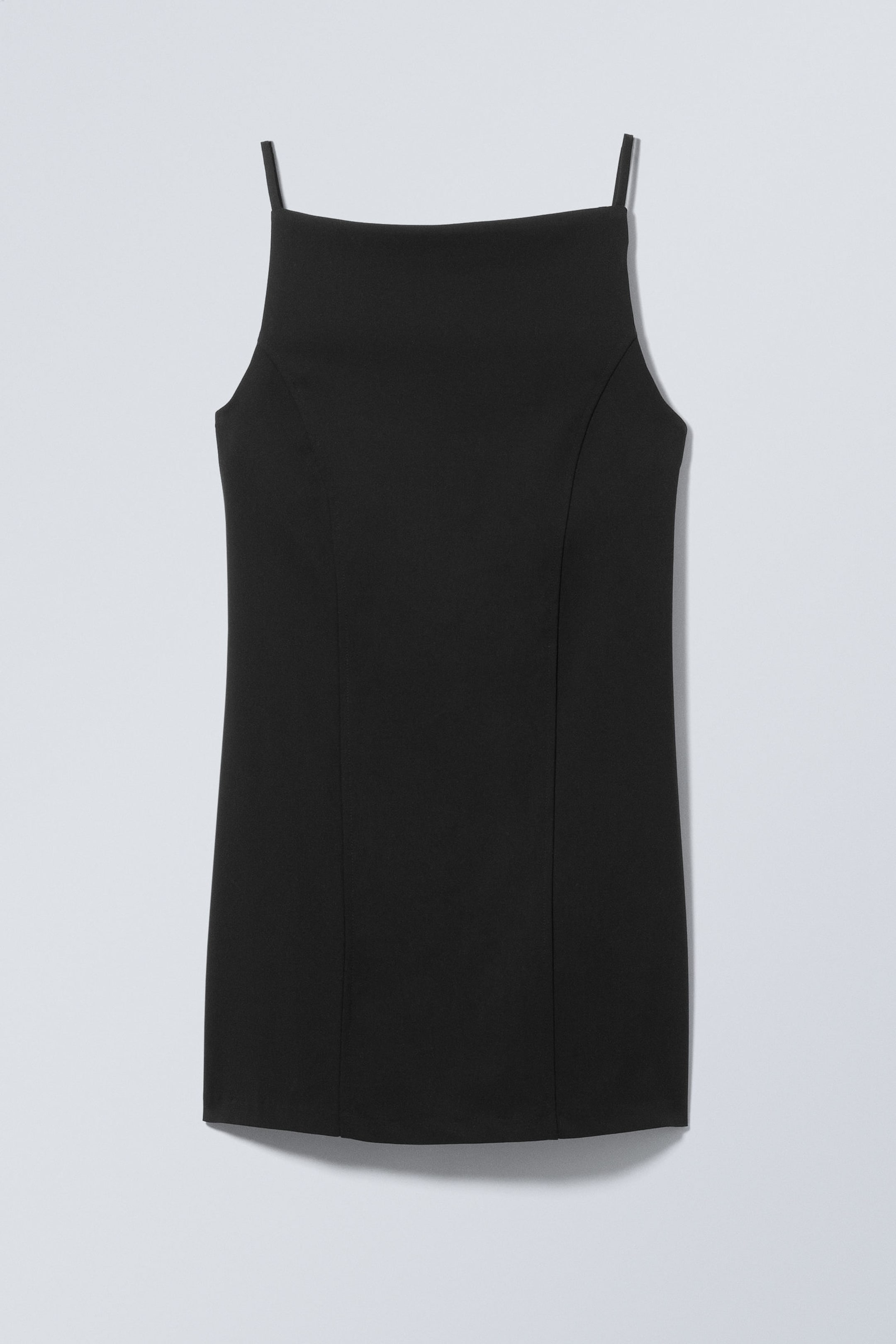 Schwarz - Mini-Anzugkleid - 1