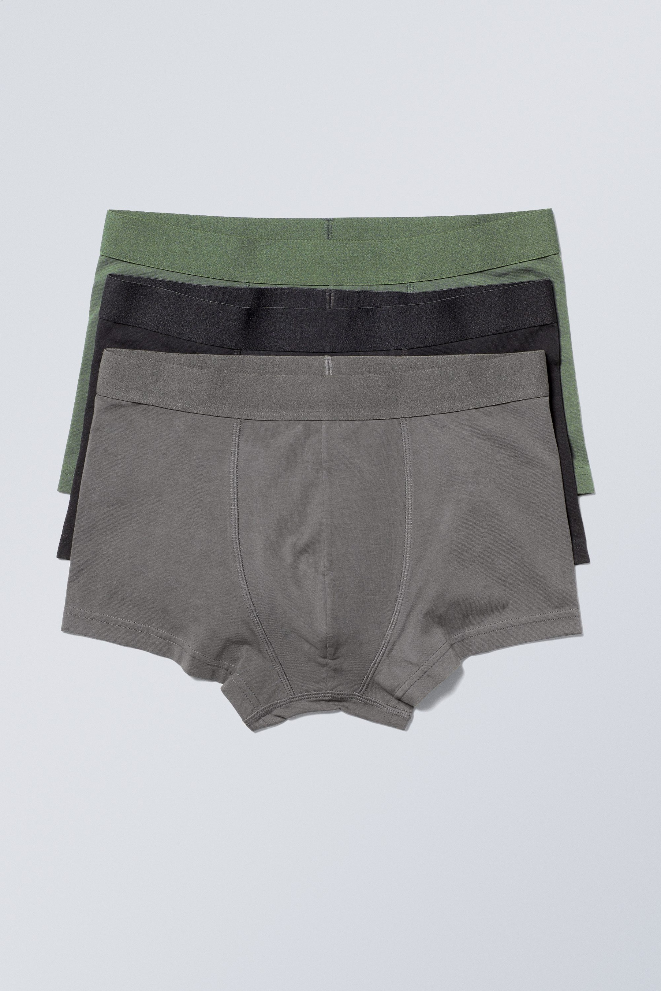 Green Black Mole - Boxer Trunks 3-pack - 0