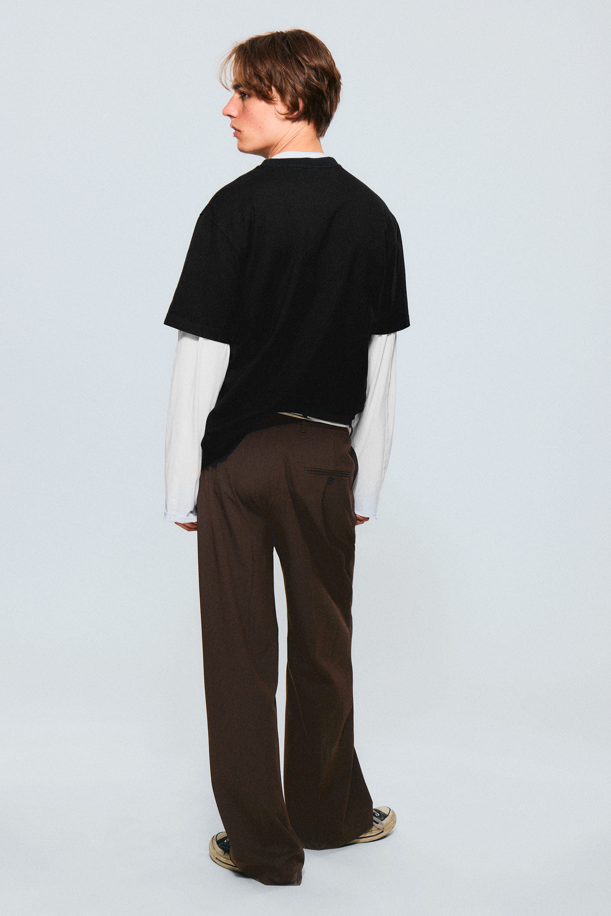 Dunkelbraun - Oversized-Anzugshose Uno - 2