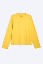 Gelb - Boxy Longsleeve mit lockerer Passform - 3