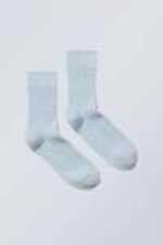 Blue Dusty Light - Selma Socks - 0