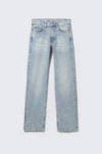 Hellblau - Anti – Unisex-Jeans mit niedrigem Bund - 8