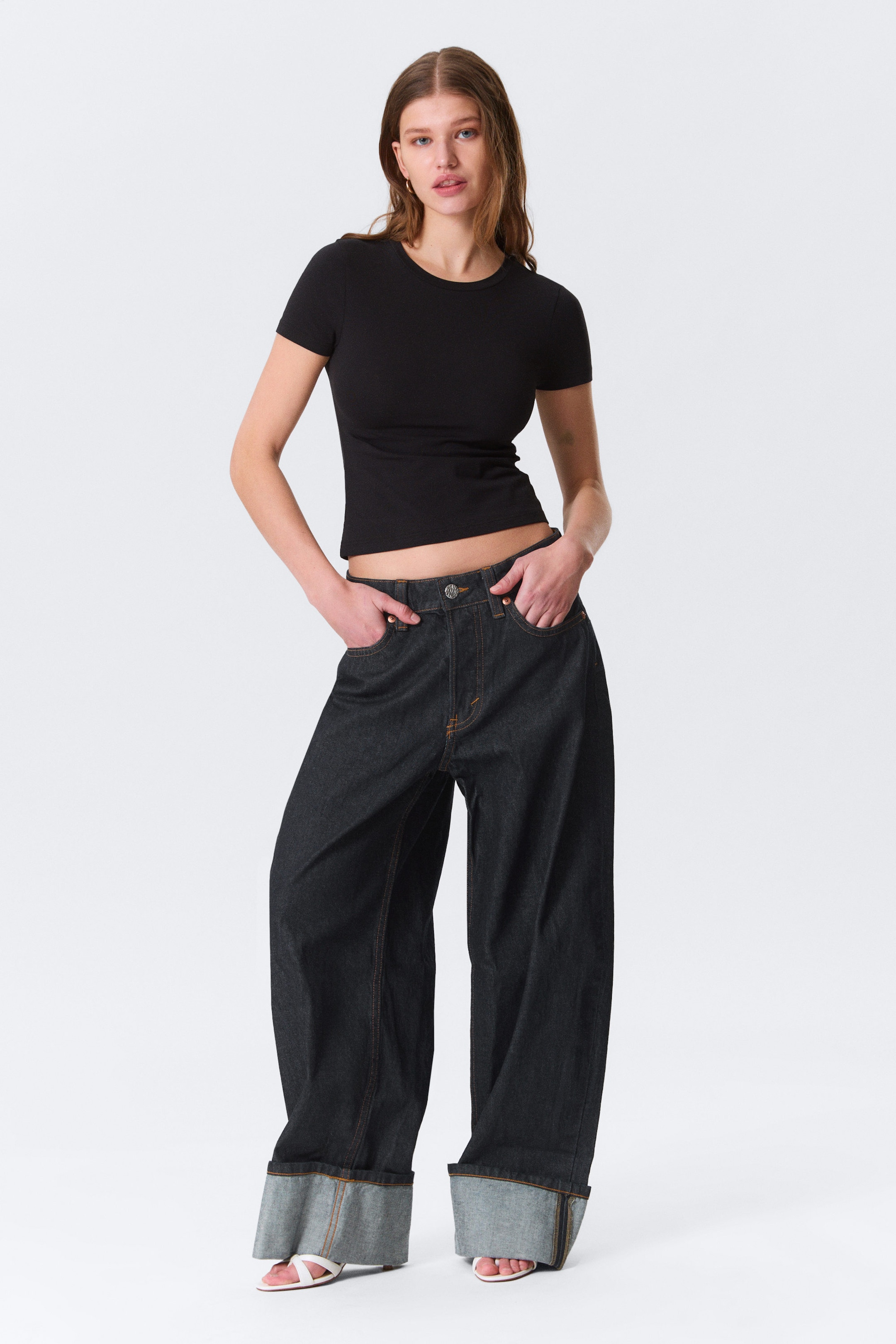 Black - Tight Mini T-shirt - 2