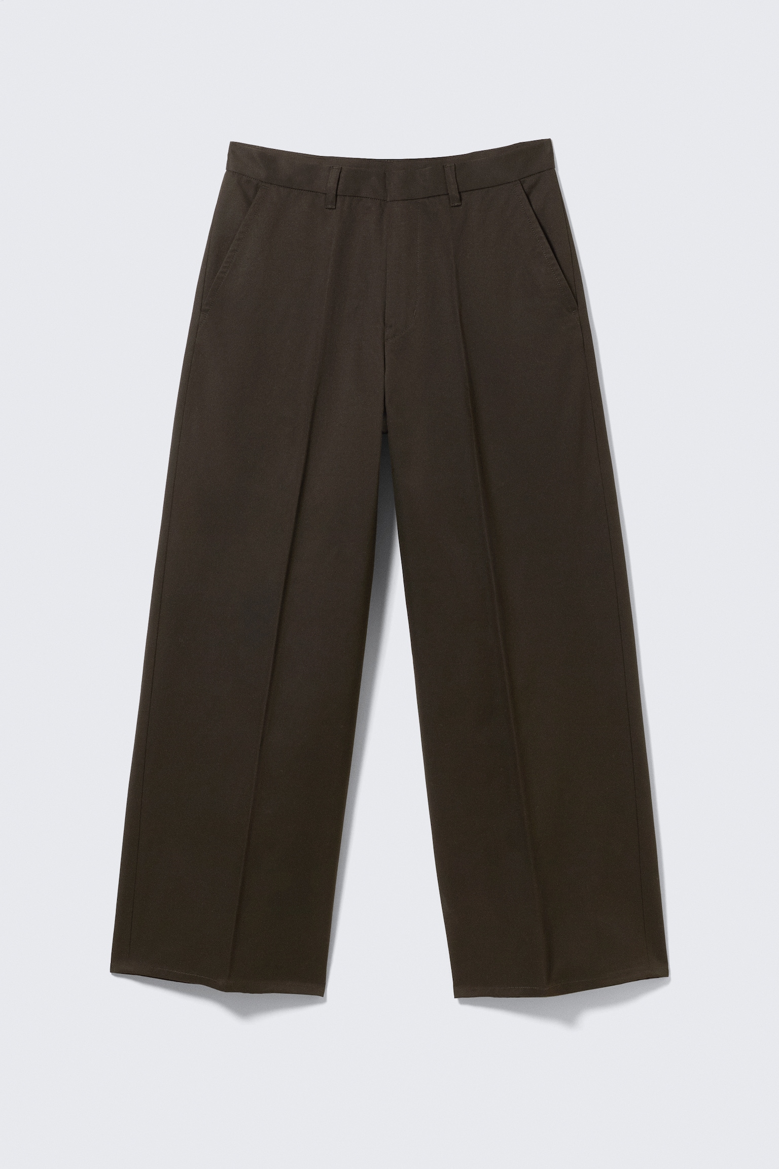 Emil Loose Fit Chino Trousers - Donkerbruin/Zwart - 2