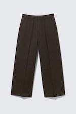 Dark Brown - Emil Loose Fit Chino Trousers - 4