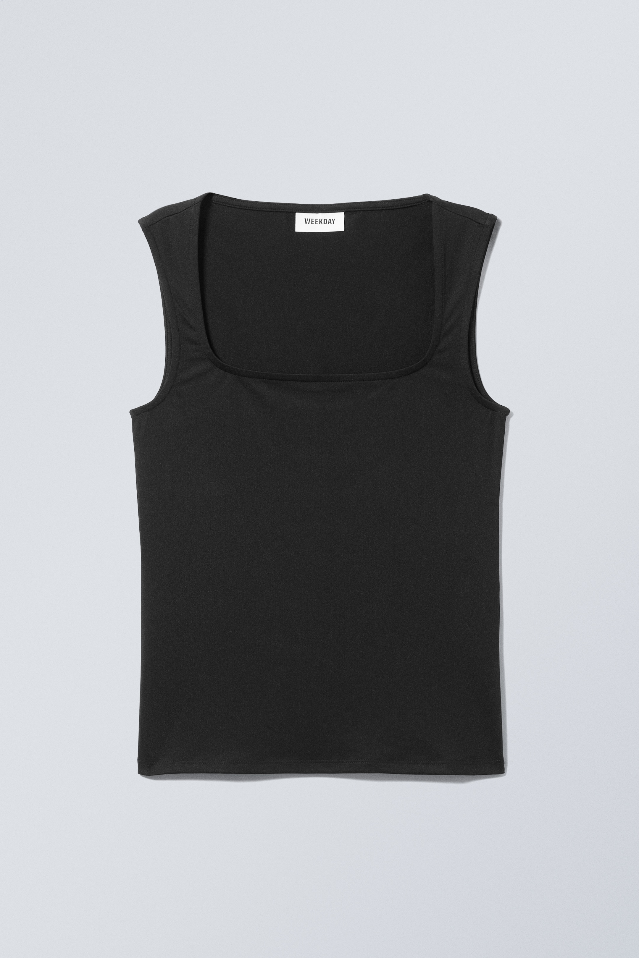Visa större bild: Antonia Square Neck Top - Svart - DAM | H&M SE 1