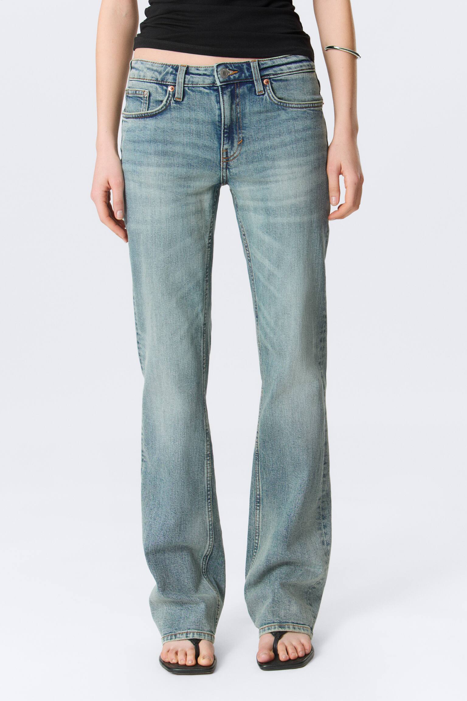 Tension Mid Rise Slim Bootcut Leg Jeans - Perseus Blue - Medium Blue/Dream Blue - Light Blue/Kimberley Blue - Medium Blue/Deep Sea Blue - Dark Blue/Paloma Black - Black/Thunder Blue - Dark Blue - 6