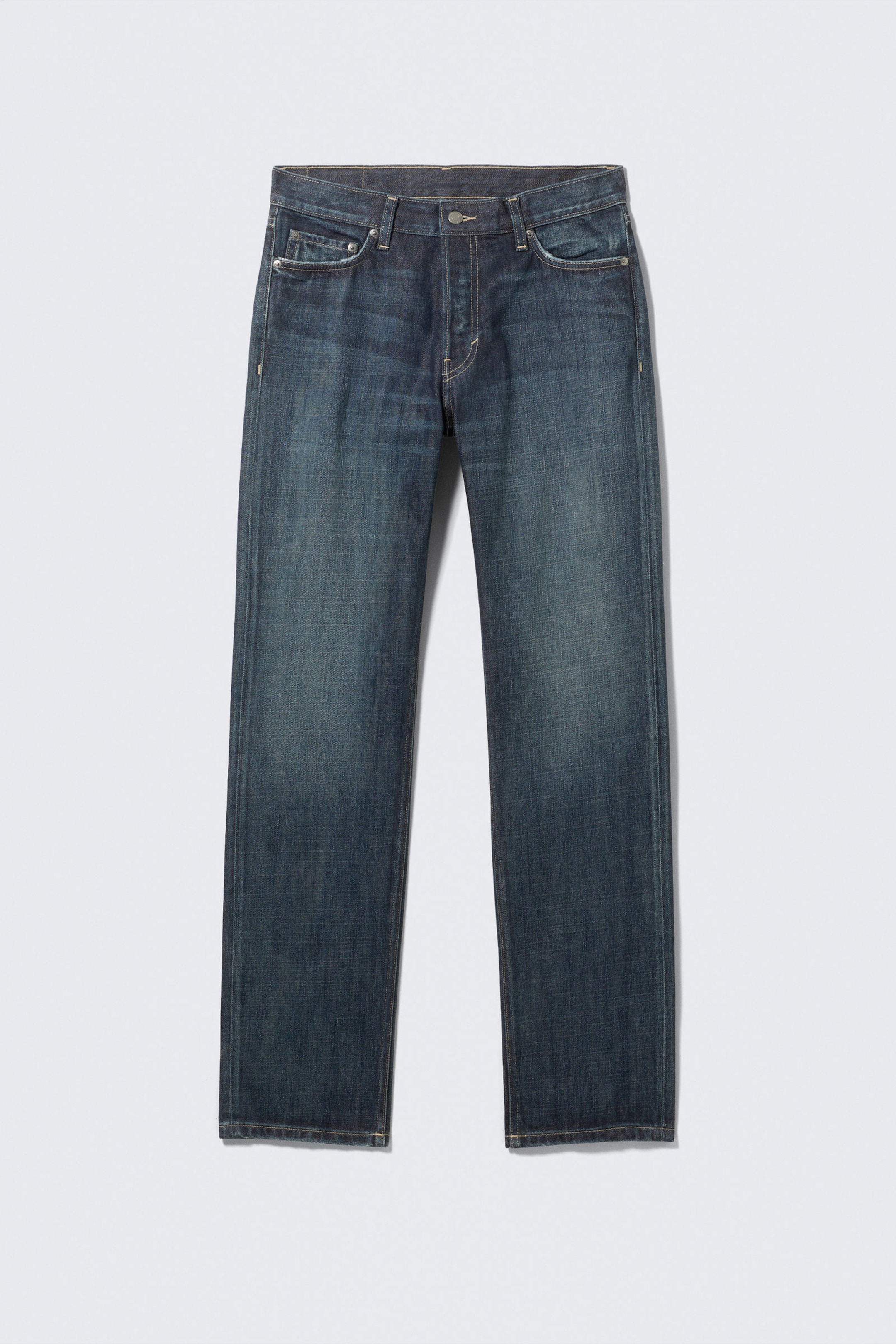Deep Ocean Blue - Dunkelblau - Klean Regular Straight Leg Jeans - 5