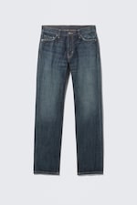 Deep Ocean Blue - Dunkelblau - Klean Mid Waist Regular Straight Leg Jeans - 5