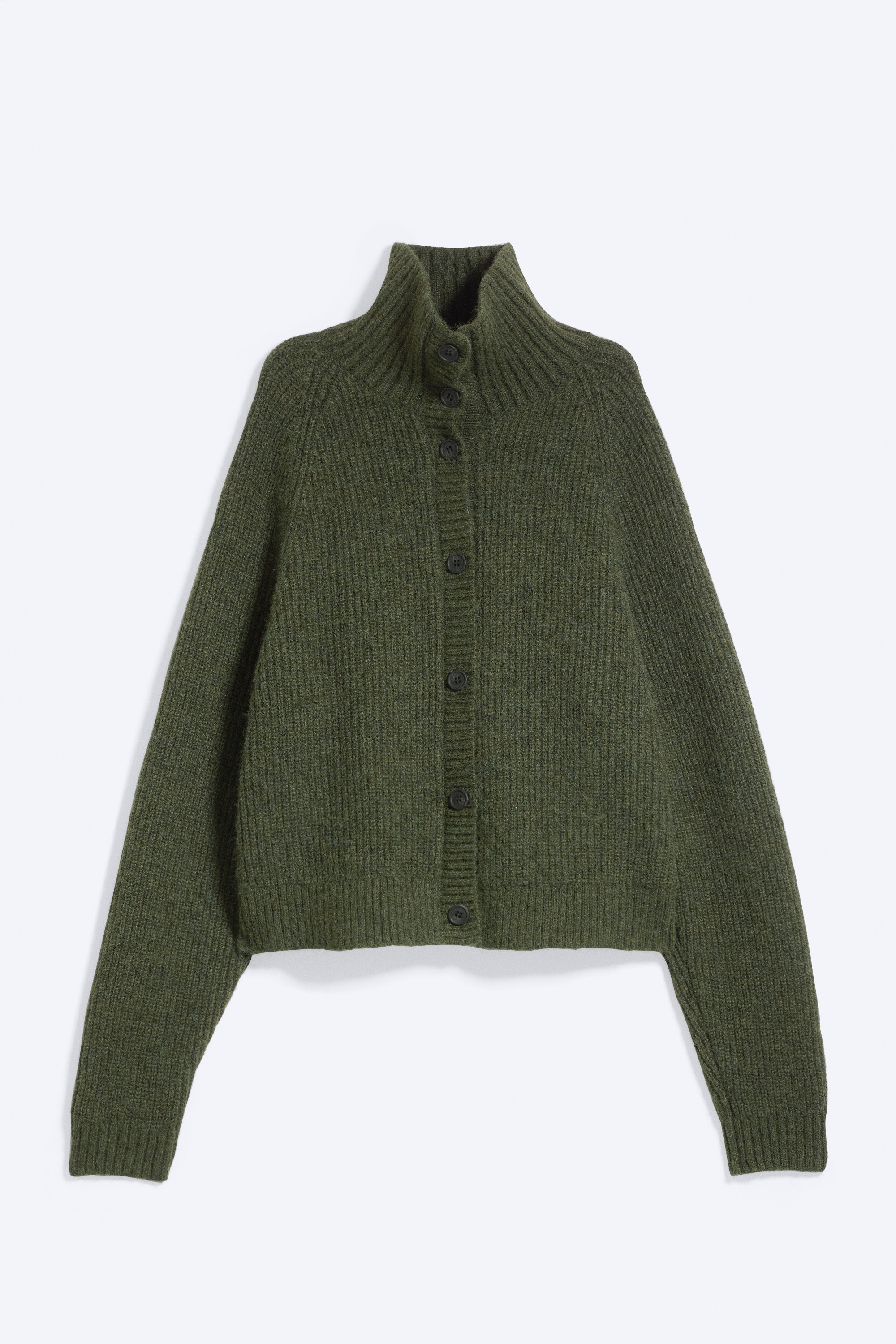 Cardigan abbottonato - Verde kaki scuro mélange/Lilla/Dark Blue/Grigio mélange polveroso