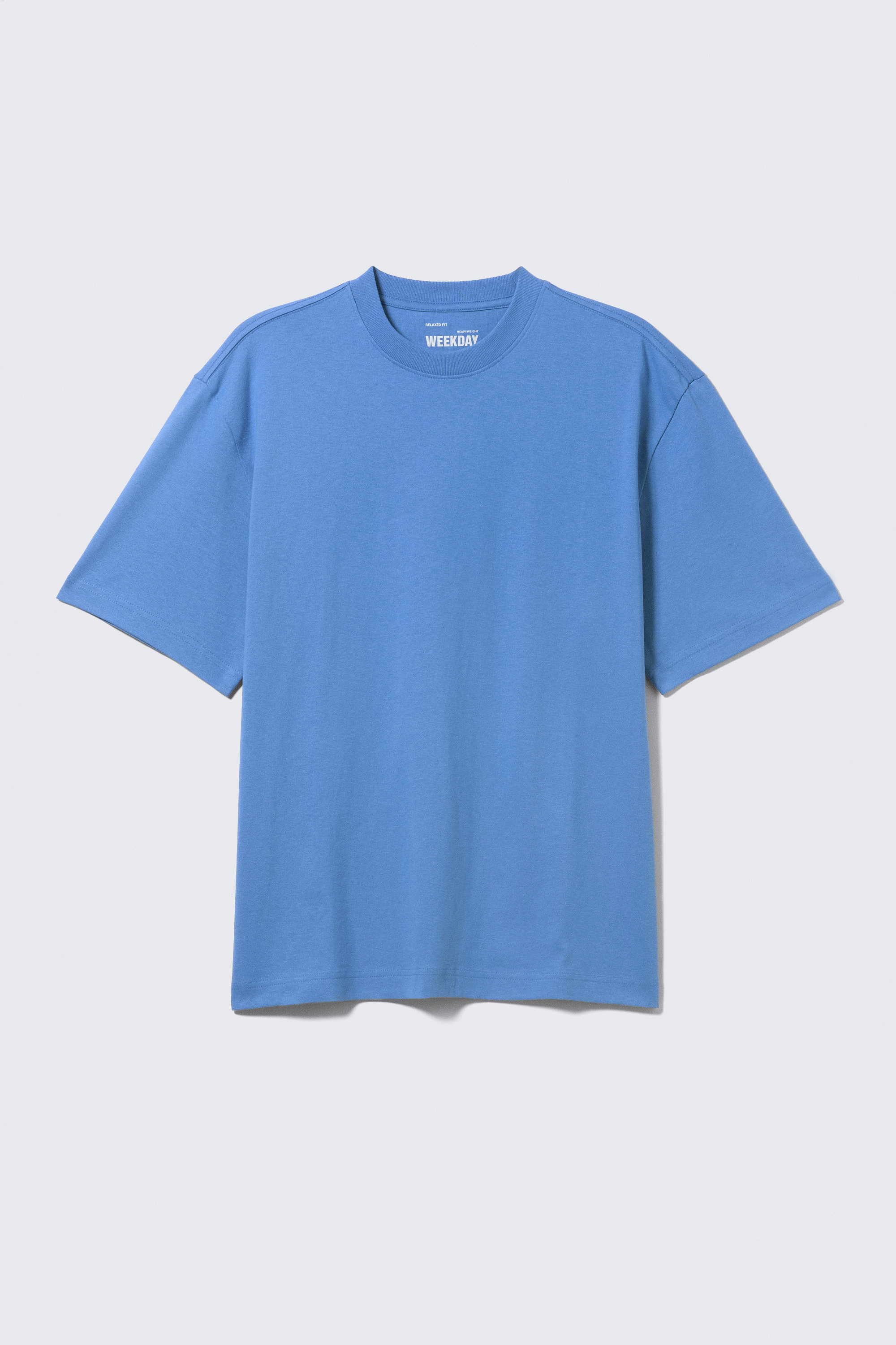 relaxed fit t-shirt - Washed Blue | Weekday EU