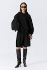 Black - Oversized Heavyweight Hoodie - 1