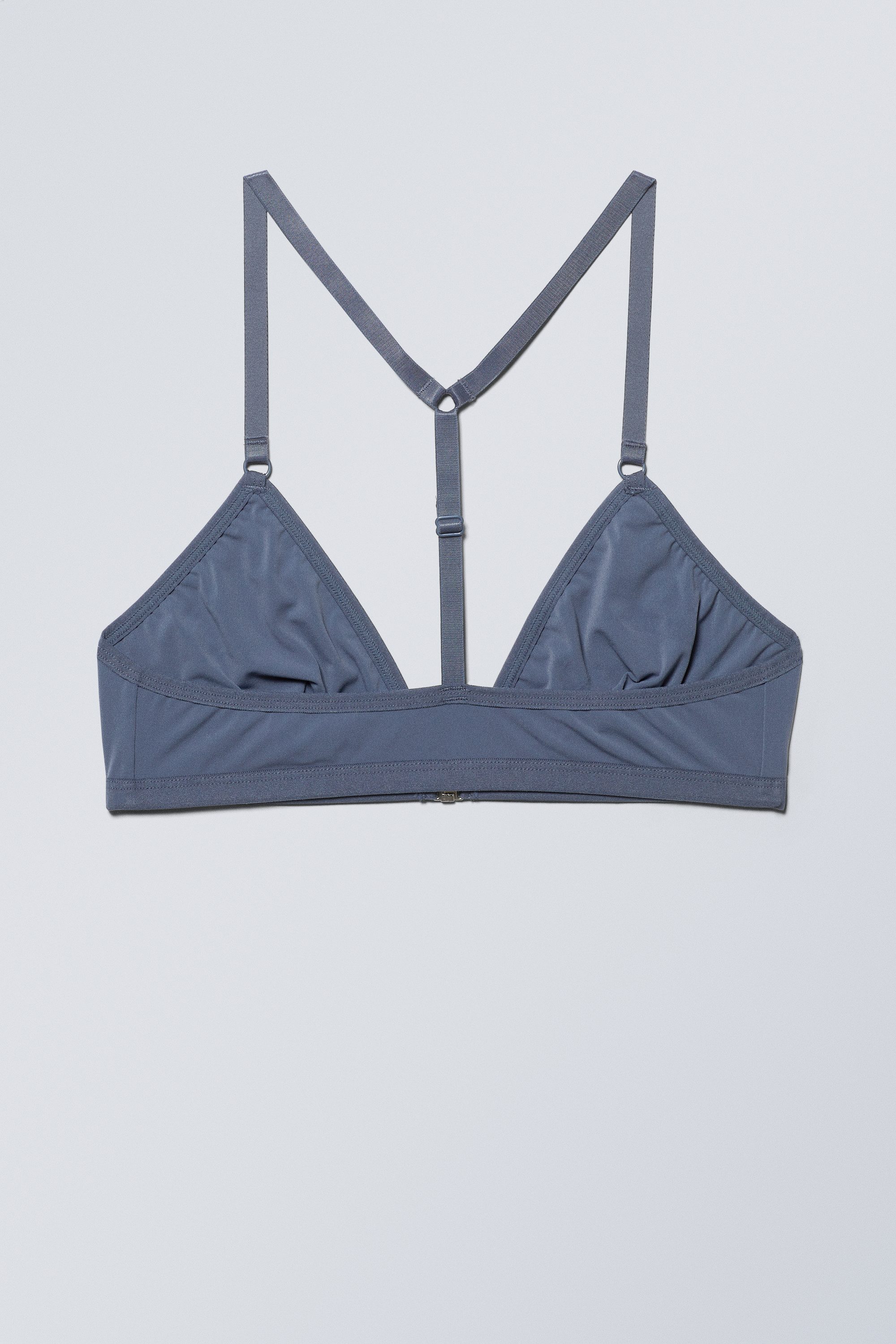 【babaco】Triangle Bra(LIGHT BLUE) may t-back triangle bra - Steel Blue | Weekday DK
