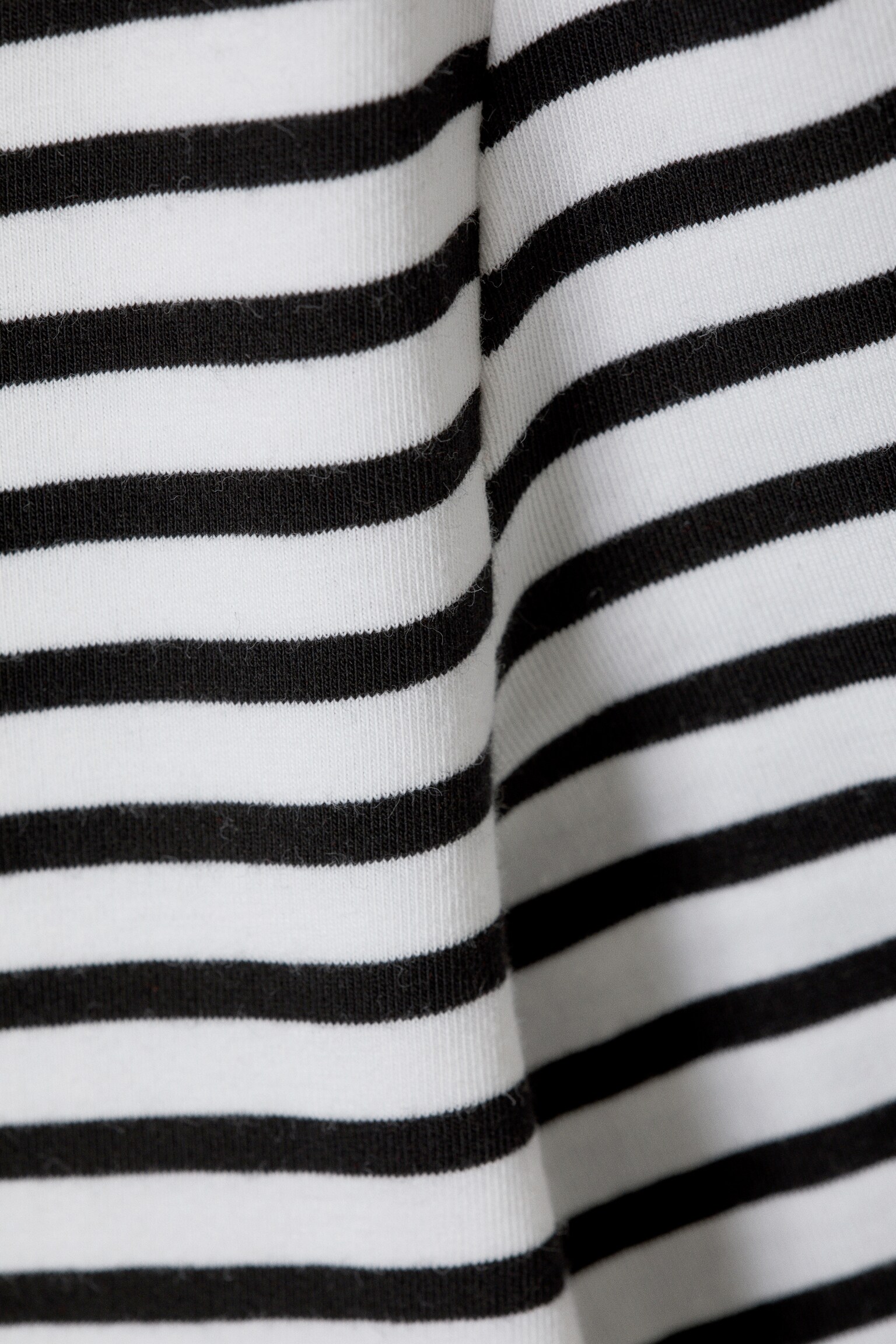 Långärmad topp i bomull - Vit/Svart Stripes/Mörkgrön/Randig mullvad/Randig mörkbrun/Mörkbrun/Svart & grå-randig/Randig mörk khakigrön - 4