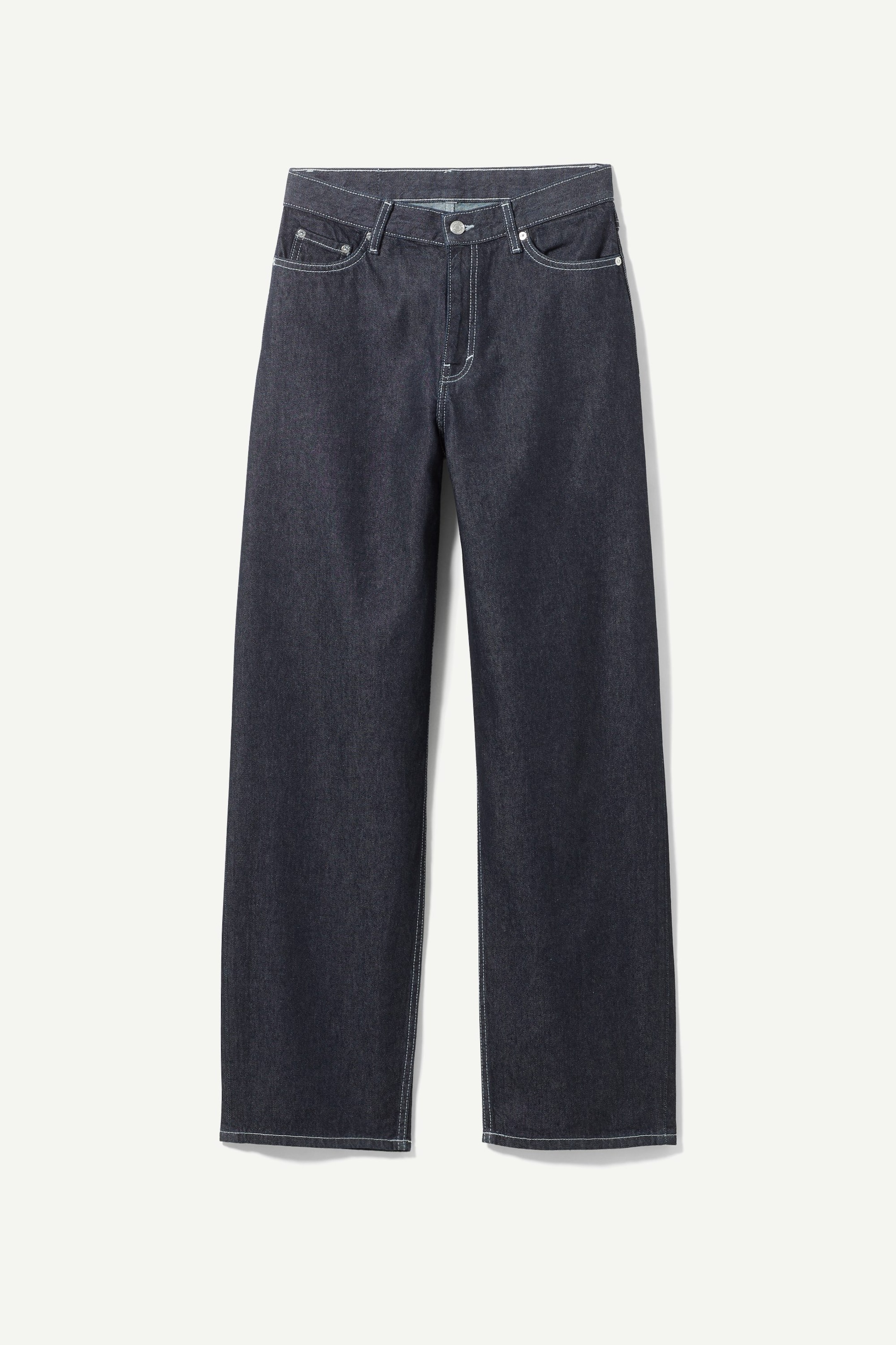 Blue love - Rail Mid Rise Loose Wide Jeans - 0