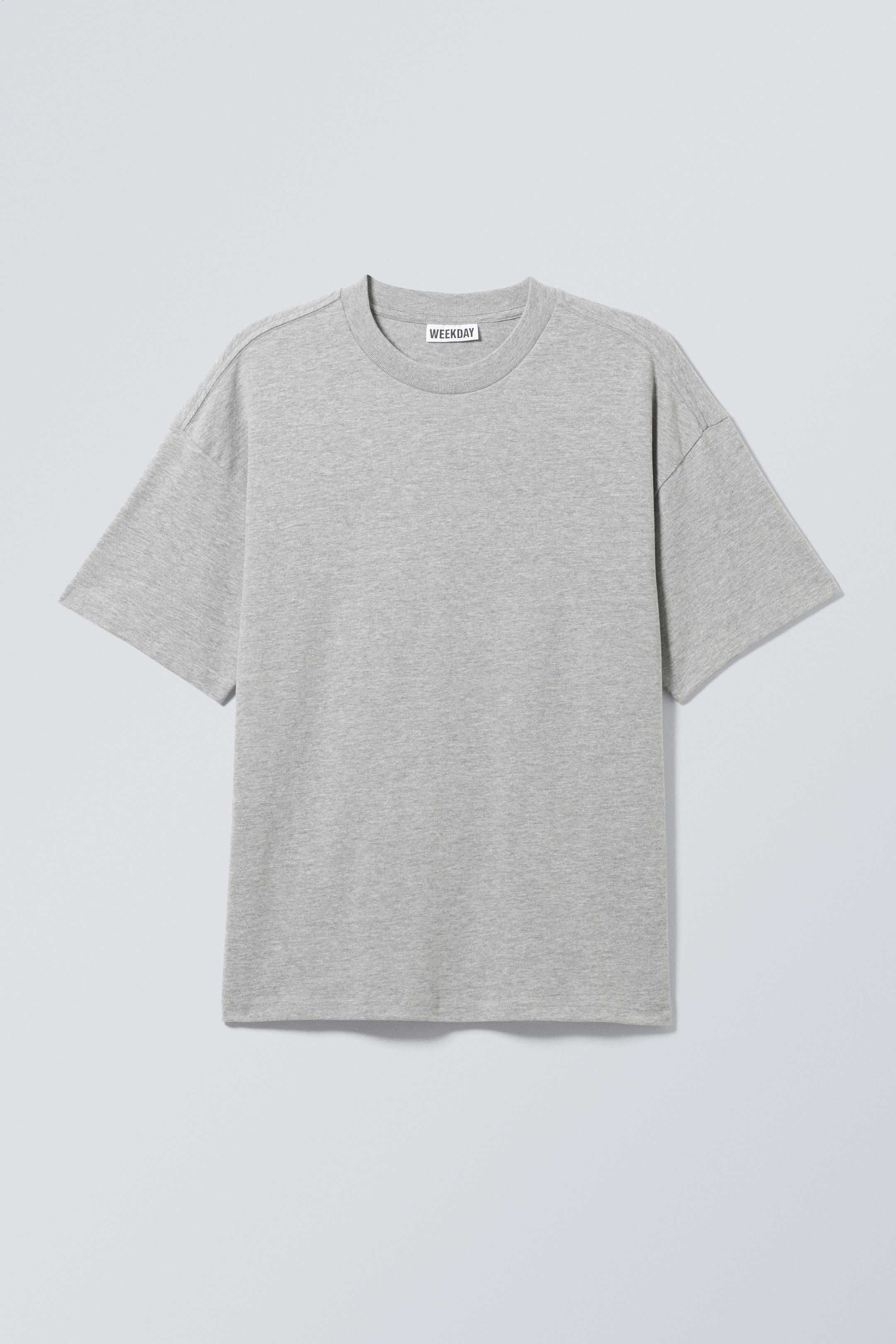 Zobacz większy obraz: Great Boxy T-shirt wagi ciężkiej - Jasnoszary - ON | H&M PL 1